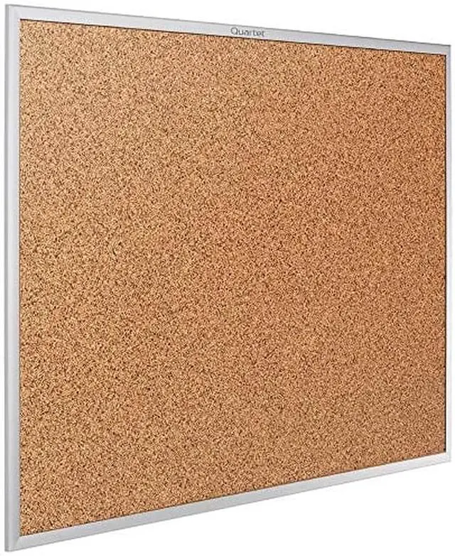 Alt view image 8 of 8 - Quartet Classic Series Cork Bulletin Board 72 x 48 Silver Aluminum Frame 2307
