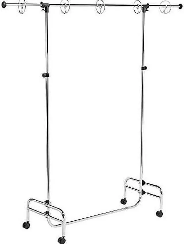 Main image of Pacon Adjustable Pocket Chart Stand, Metal, Locking Casters and Rings, Adjustable to 78", 1 Stand