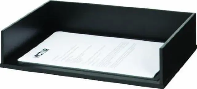 Alt view image 8 of 8 - Victor Stacking Letter Tray,Black  1154-5