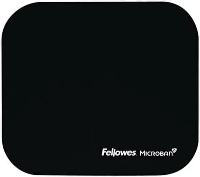Alt view image 5 of 5 - Fellowes Mouse Pad with Microban, Black (5933901)