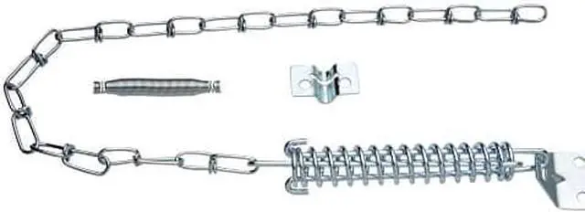 Main image of National Hardware N162-024 Chain Door Stops, 1 Pack, Zinc Plated