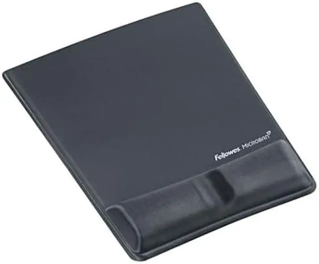 Alt view image 4 of 4 - Fellowes Mouse/Wrist Support with Microban Protection, Gel, Graphite (9184001)