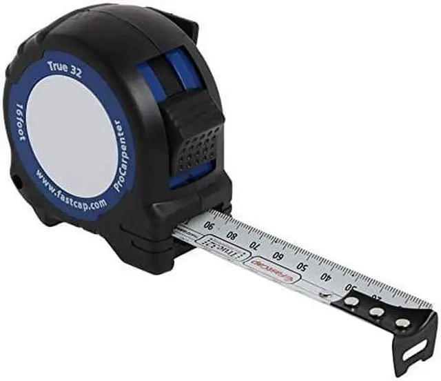 Alt view image 7 of 7 - Fast Cap Tape Measure,1 In x 16 ft,Black/Blue  PMMR-TRUE32