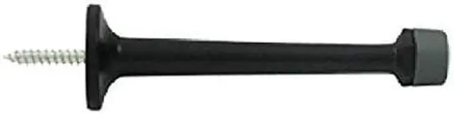 Alt view image 3 of 3 - Deltana BDS425U19 4 in. Baseboard Door Bumper, Black - Solid