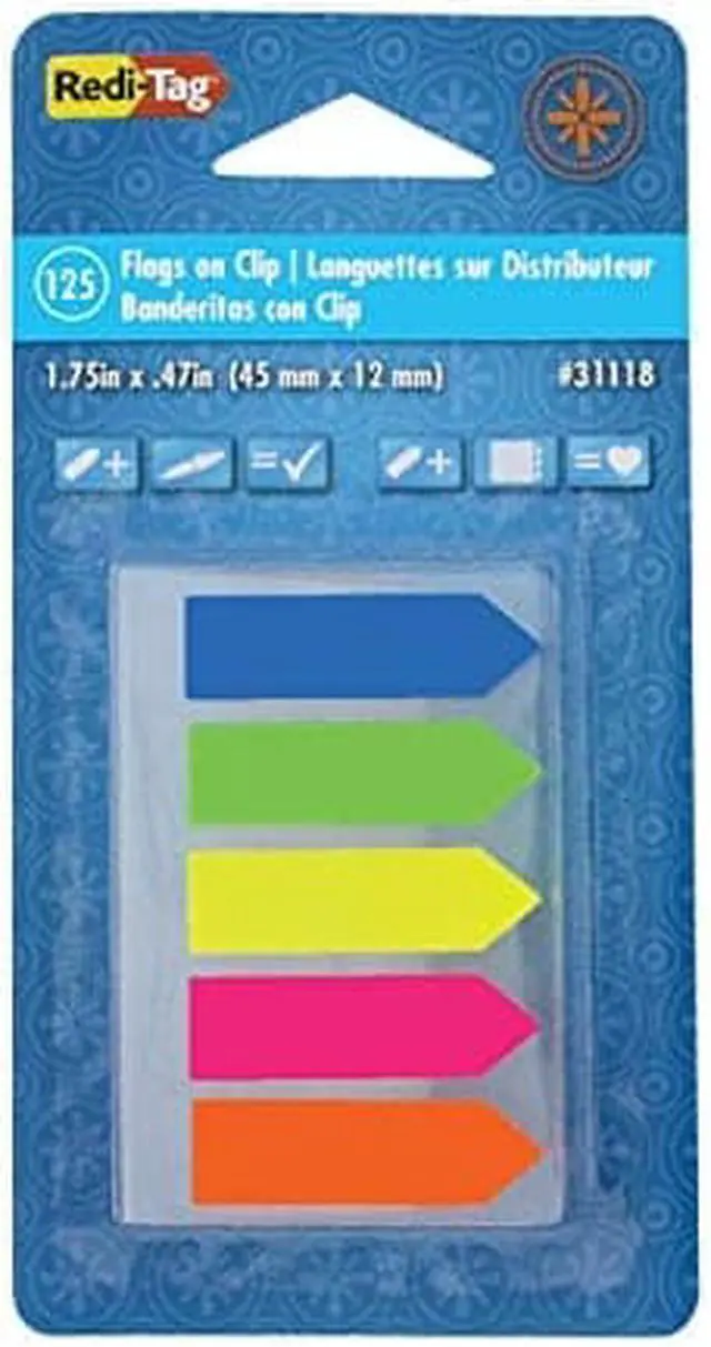 Alt view image 8 of 12 - Redi-Tag See-Through Arrow Flag 12 PK/BX