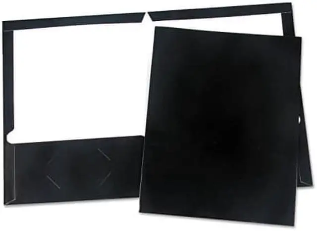 Alt view image 6 of 7 - Universal Laminated Two-Pocket Folder - UNV56416