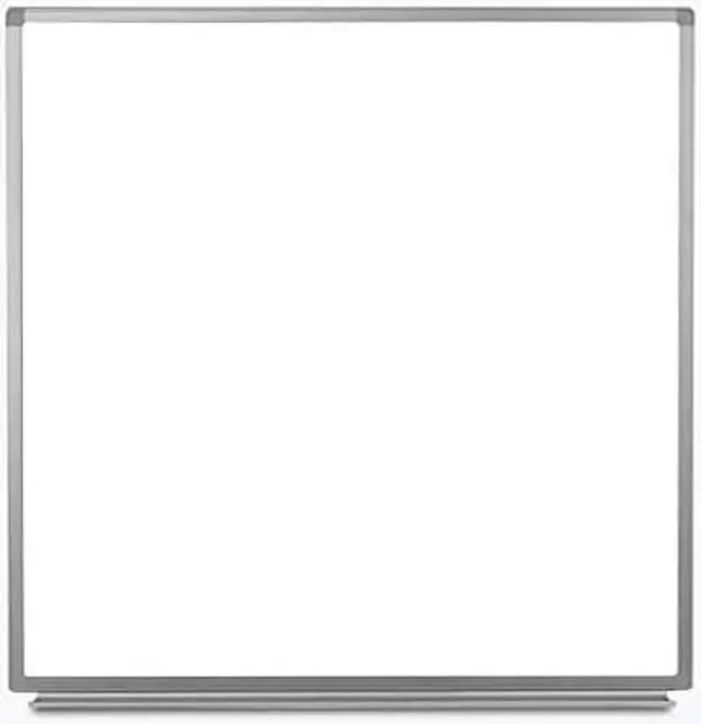 Alt view image 5 of 6 - Luxor 48 x 48 Wall-Mounted Magnetic Whiteboard