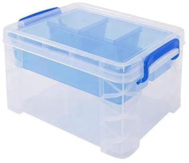 Alt view image 17 of 19 - Advantus Box,Storage,5 Comp,Clr 37375