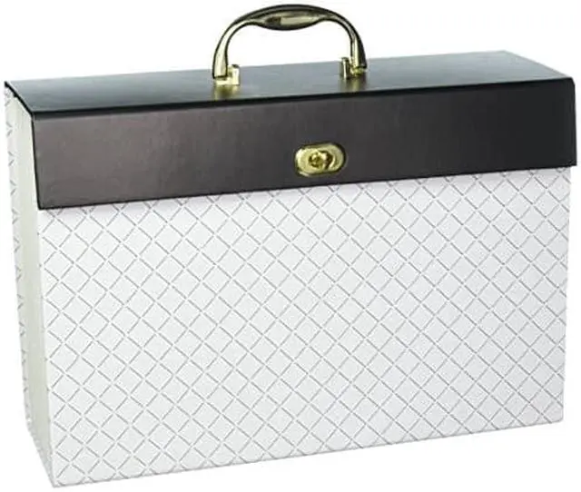Alt view image 2 of 2 - U Brands Modern Noir 19 Pocket Expandable File Folder Black 2201U0206