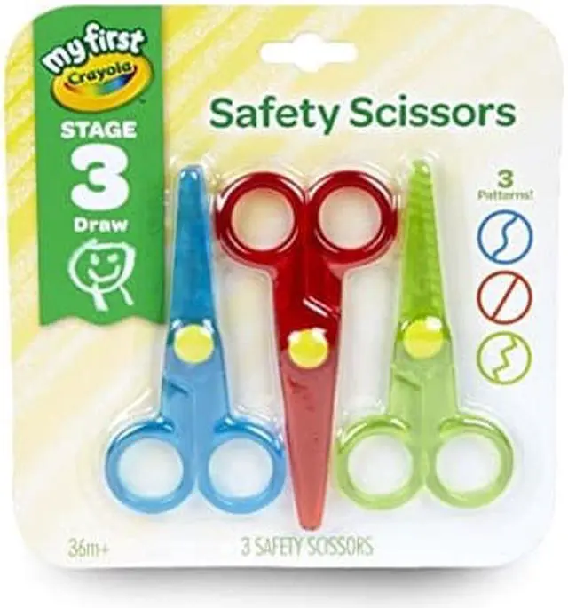 Alt view image 5 of 6 - Crayola My First Crayola Safety Scissors 3/Pack 81-1458