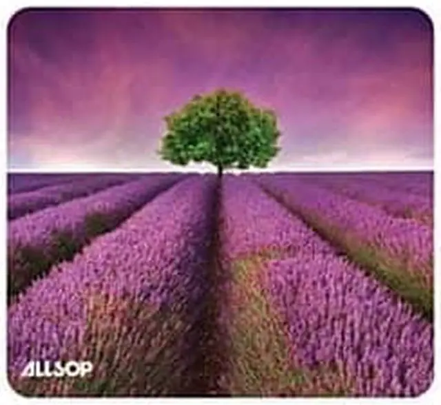 Alt view image 9 of 11 - Allsop Naturesmart Mouse Pad Lavender Field Design 8 1/2 x 8 x 1/10 31422
