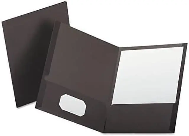 Alt view image 3 of 6 - Oxford Linen Finish Twin Pocket Folders Letter Gray 25/Box 53405