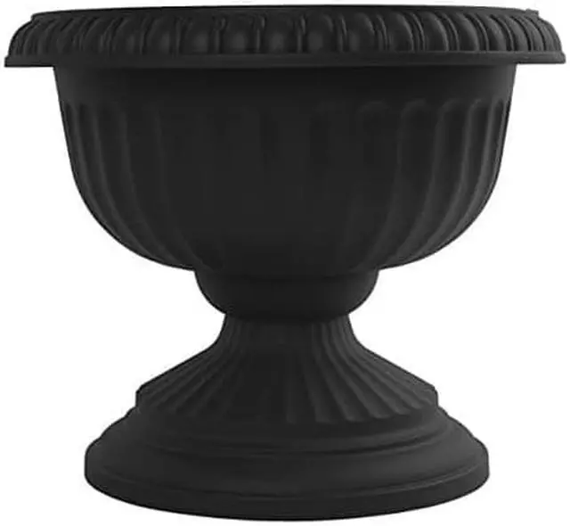 Alt view image 4 of 5 - Bloem 18in Grecian Urn Black - GU18-00