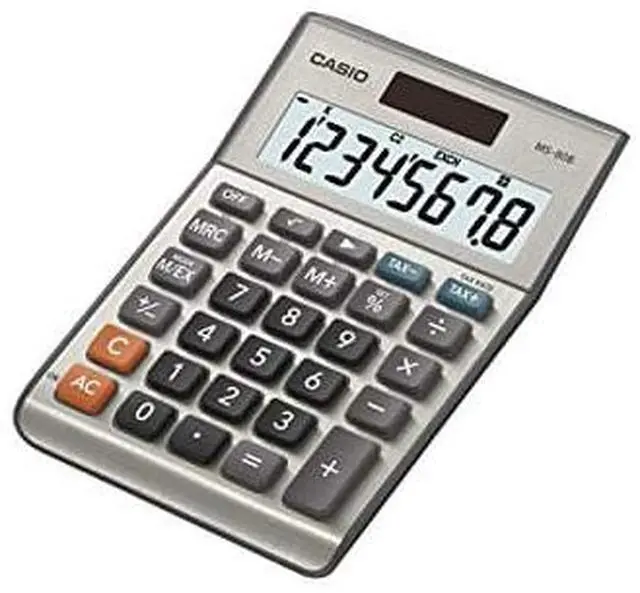 Alt view image 2 of 2 - Casio MS-80B Simple Calculator