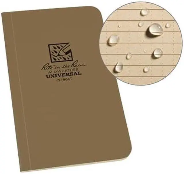 Alt view image 9 of 9 - RITE IN THE RAIN 964T All Weather Memo Book,Univ,3-1/2 x 6 in.