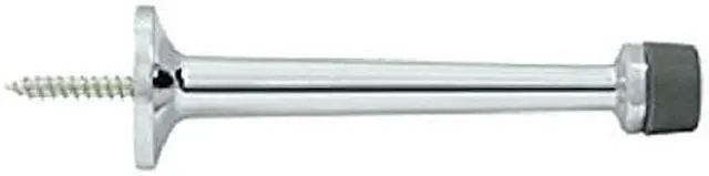 Alt view image 2 of 3 - Deltana BDS425U26 4 in. Baseboard Door Bumper, Bright Chrome - Solid