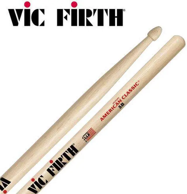 Alt view image 8 of 9 - Vic Firth American Classic 5BW Wood Tip Drumsticks