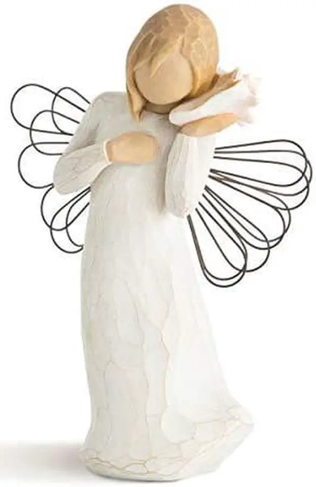 Main image of Willow Tree Thinking of You Angel, Sculpted Hand-Painted Figure
