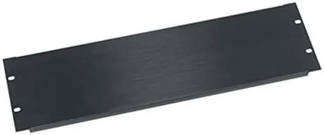 Alt view image 2 of 3 - Middle Atlantic Products BL3 Blank Panel, 3 RU - Aluminum Flanged