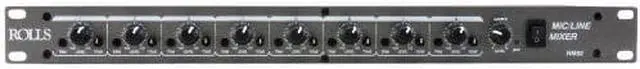 Alt view image 5 of 5 - ROLLS RM82 Channel Mic-Line Mixer