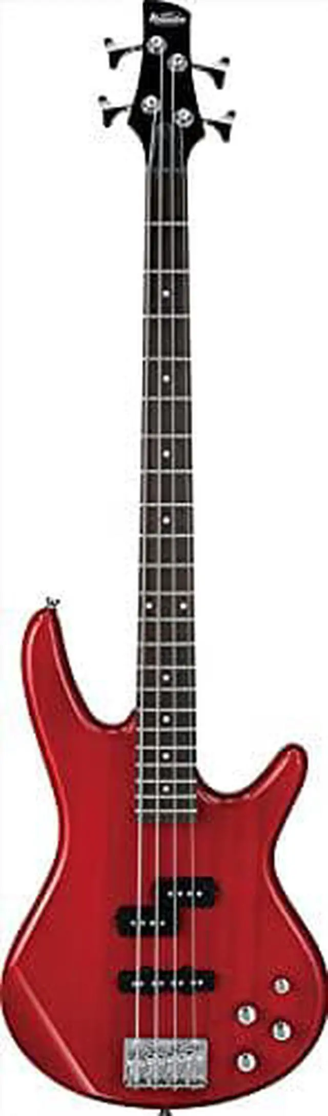 Alt view image 3 of 3 - Ibanez GSR200 4-String Electric Bass Transparent Red