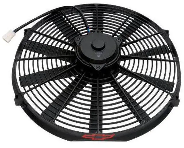 Main image of Proform 141-646 16" 7 Amp 2,100 CFM Reversible Electric Fan Kit with Red Chevrolet Bowtie Logo