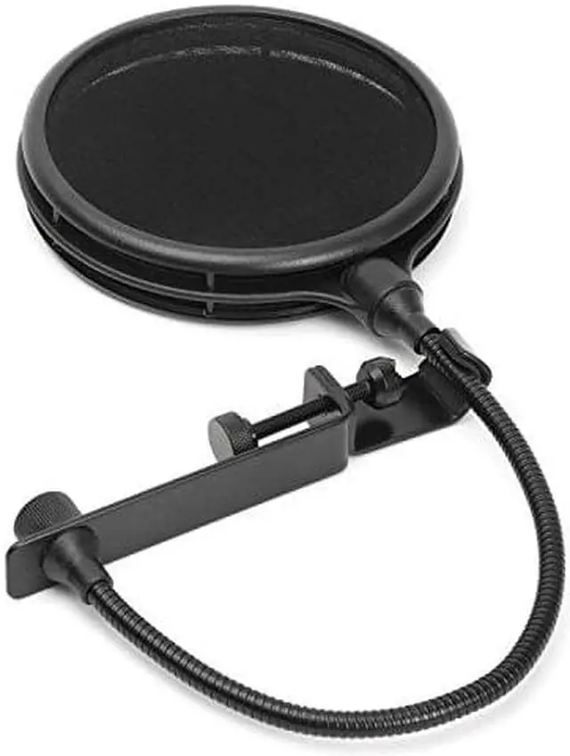 Alt view image 9 of 9 - LyxPro Dual Layer Microphone Pop Filter Superior Vocal Performance Pop Shield