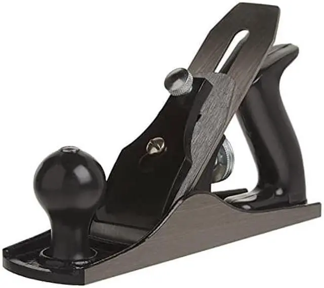 Main image of GreatNeck C4 Bench Jack Plane (9 Inch), 2 Inch Cutter, Adjustable to Control the Blade, Cast Iron Body, Quality Plastic Ergonomic Handles