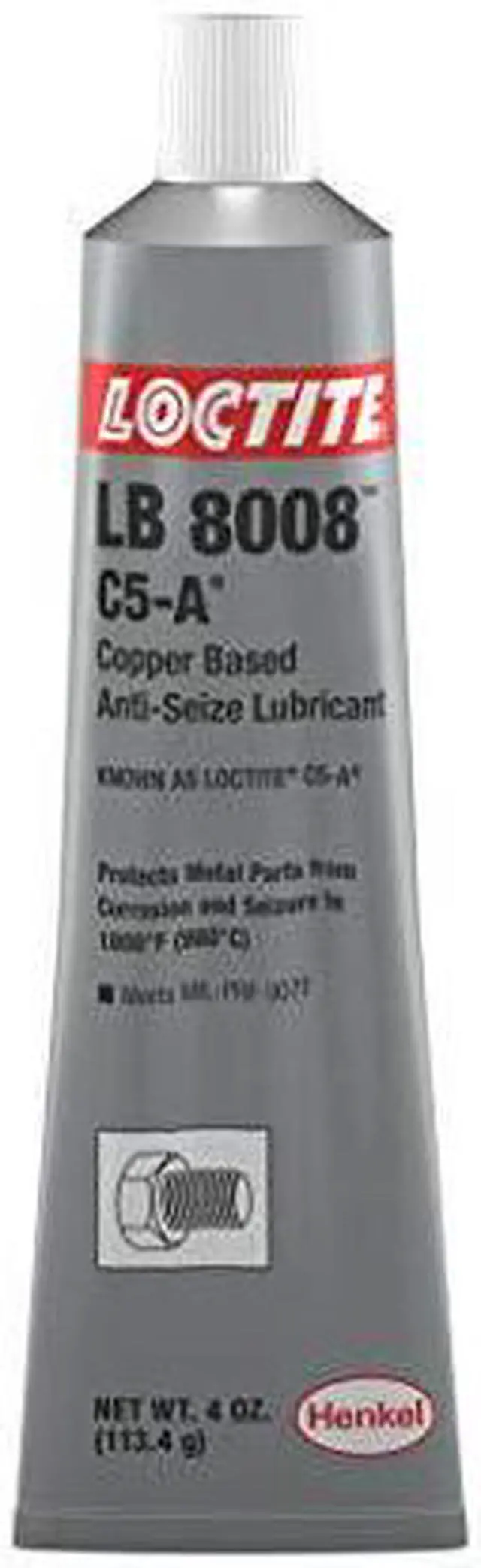Alt view image 6 of 6 - LOCTITE 234194 General Purpose Anti-Seize, Copper Base, 4 oz, Tube, LB 8008,