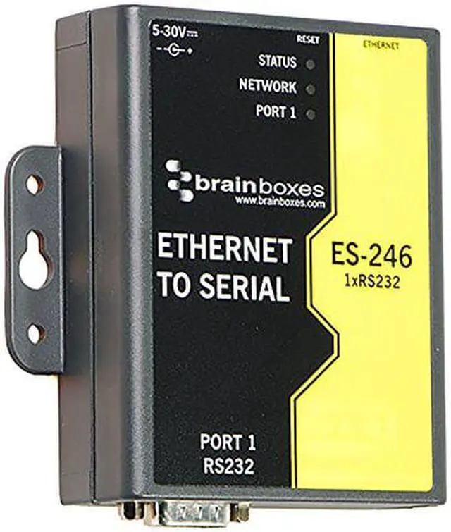 Main image of Brainboxes Device Server - 10Mb LAN, 100Mb LAN, RS-232 (ES-246)