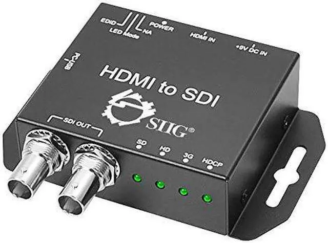 Main image of SIIG (CE-SD0311-S1) HDMI to 3G-SDI Splitter Converter 1x2 with Loop-Out for Local Display