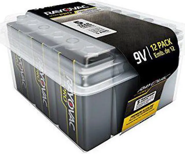 Alt view image 16 of 19 - Rayovac UltraPro 9V Alkaline Battery (12-Pack) AL9V-12PPJ