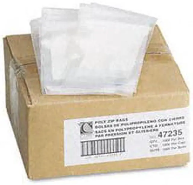Alt view image 13 of 16 - C-Line Write-On Poly Bags 2 mil 3" x 5" Clear 1000/Carton 47235