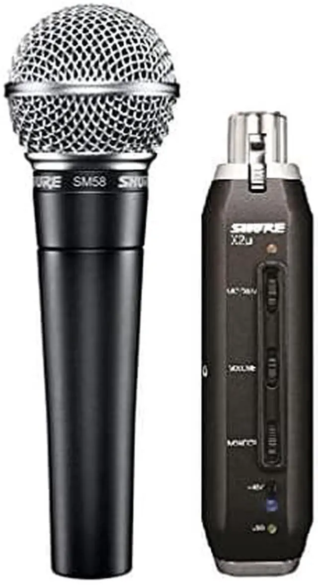 Alt view image 8 of 8 - Shure SM58-X2u Dynamic Vocal Mic w/ XLR-to-USB Interface PC MAC NEW FREE SHIP