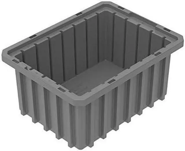 Alt view image 6 of 6 - AKRO-MILS 33105GRAY Industrial Grade Polymer, Divider Box, Gray, 10 7/8 in L, 5
