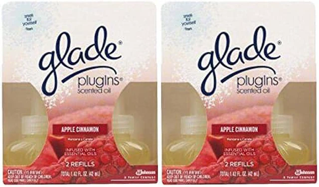 Main image of Glade Plugins Scented Oil Refill - Apple Cinnamon - 2 ct