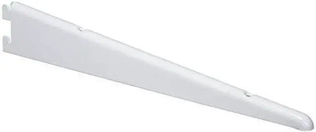 Main image of KNAPE & VOGT 182WH12.5 Designer 182 Heavy Duty Shelf Bracket, 12-1/2 In L X 1.93 In W 0.53 In T, Pack of 1, White