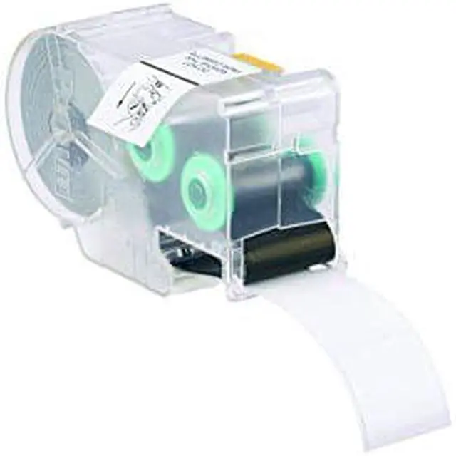 Alt view image 6 of 7 - Panduit S100X150VAC P1 Cassette Self-Lam Label Vinyl 1X1.55 Poa Clear/White