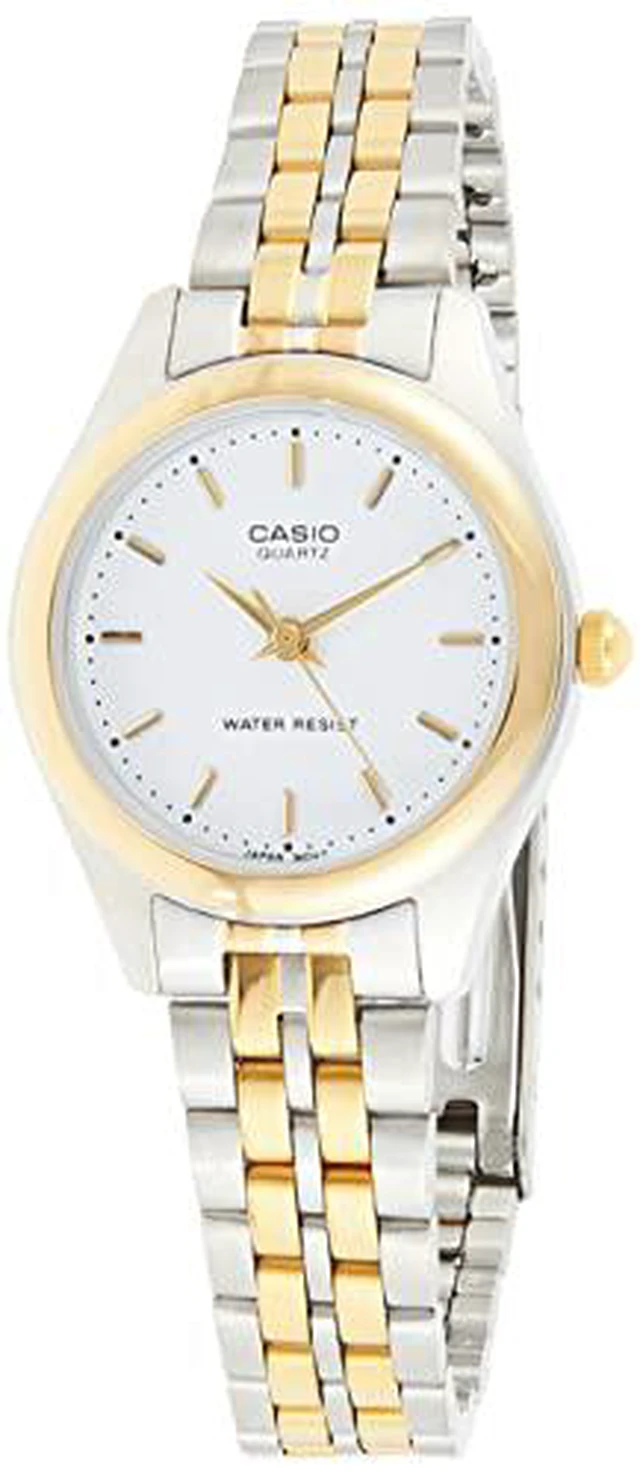 Alt view image 5 of 5 - Casio Women's Two-tone Bracelet watch #LTP-1129G-7A