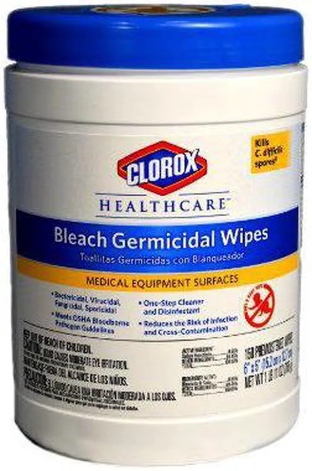 Alt view image 17 of 17 - Germicidal Wipes, 6 X 5, Unscented, 150/Canister