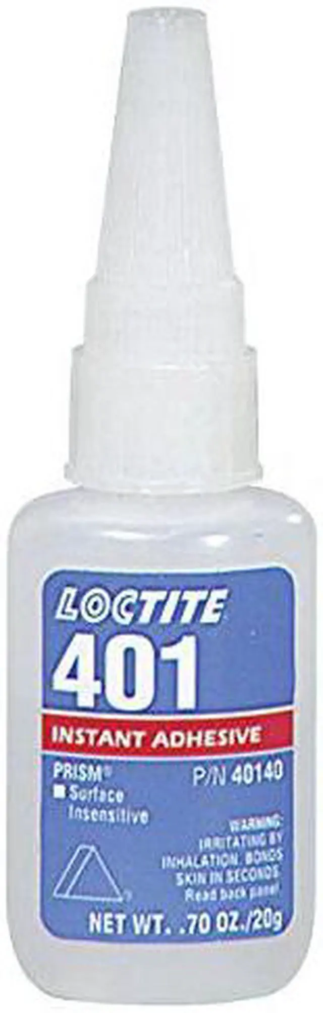 Alt view image 7 of 7 - LOCTITE 135429 Instant Adhesive, Series 401, 20 g, Bottle, Clear