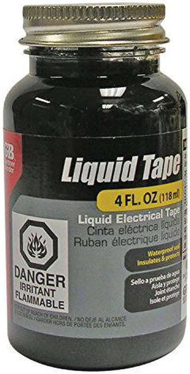 Alt view image 8 of 8 - Gardner Bender 4 Oz. Black Electrical Liquid Tape LTB-400
