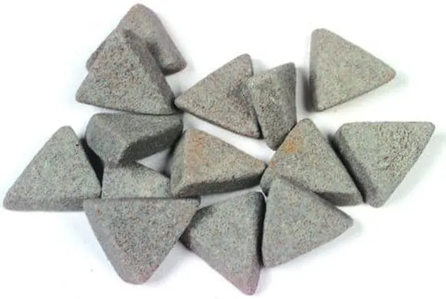 Alt view image 3 of 3 - RAYTECH 41-310 Ceramic Media,Triangle,5/16" x 7/8"