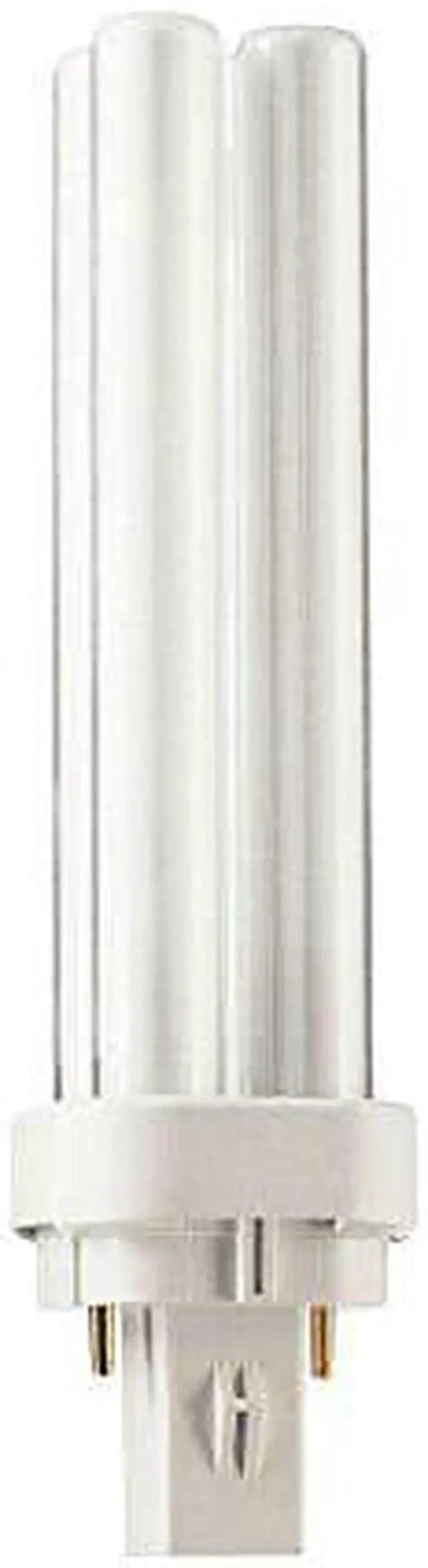 Alt view image 5 of 5 - Philips 18w Double Tube 2-Pin G24D-2 White 3500K Fluorescent Light Bulb