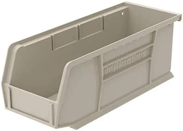 Alt view image 7 of 7 - AKRO-MILS 30224STONE Stone Hang and Stack Bin, 10-7/8"L x 4-1/8"W x 4"H