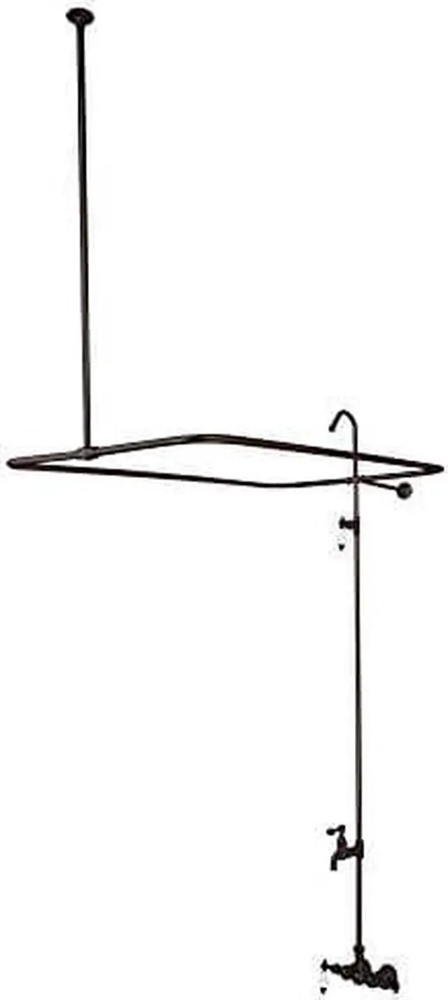 Alt view image 4 of 5 - Kingston Brass CC65T5 Clawfoot Tub Filler , Faucet, Oil Rubbed Bronze