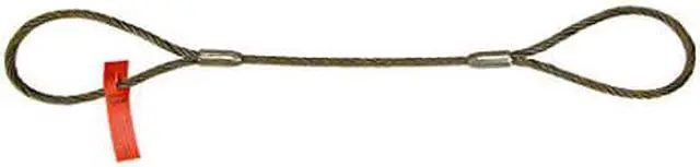Alt view image 5 of 5 - LIFT-ALL 12IEEX8 Sling, Wire Rope, L8Ft, VLL5000Lb, Dia1/2In