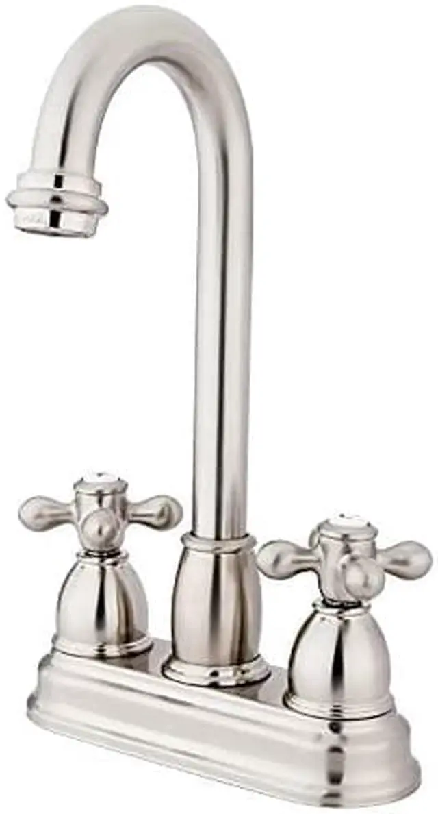 Alt view image 4 of 4 - Kingston Brass Restoration 4 Inch Centerset Bar Faucet SN