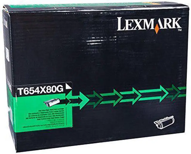 Alt view image 7 of 12 - Lexmark T654X80G Extra High Yield Toner Cartridge - Black