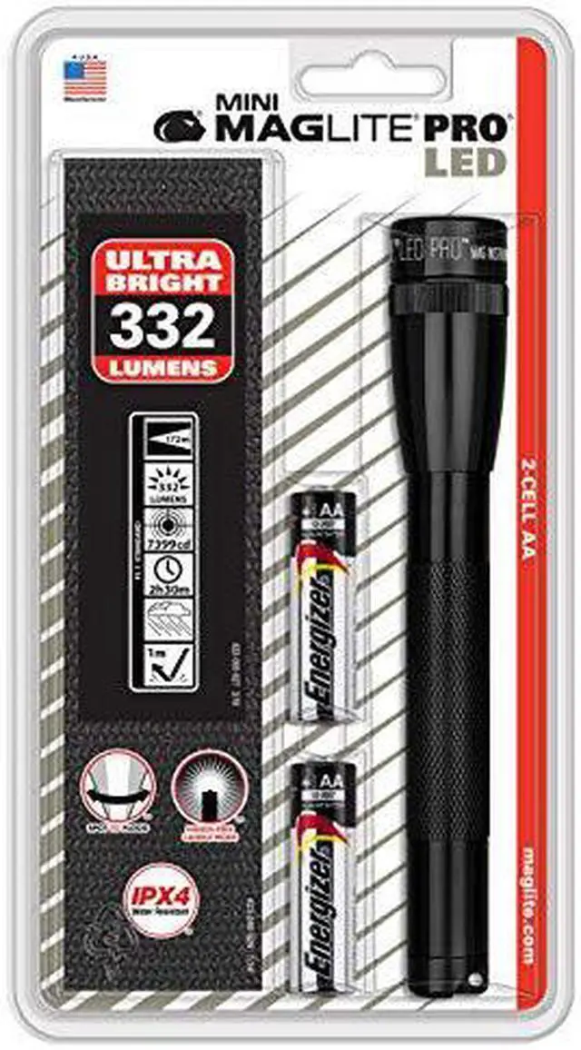 Alt view image 17 of 17 - Maglite SP2PO1H Mini MAGLITE LED Pro 2 AA Flashlight with Holster